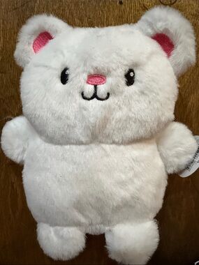 Plush White Bear Small  Toy - Soft